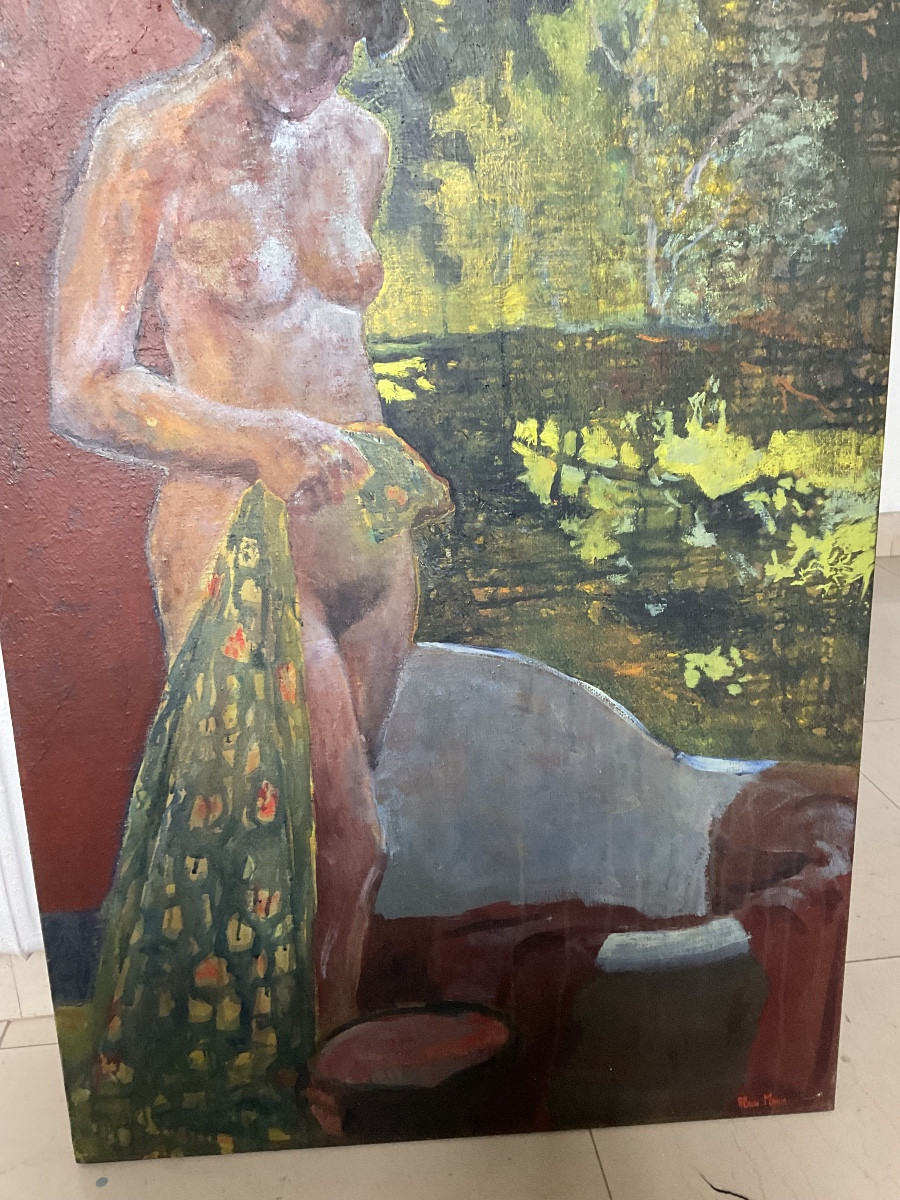 Nude In The Garden By Alainmarie Canvas-photo-2
