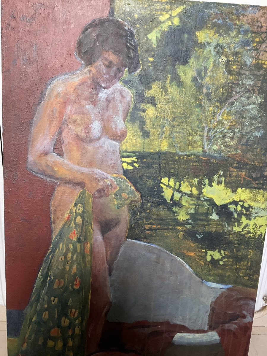 Nude In The Garden By Alainmarie Canvas-photo-5