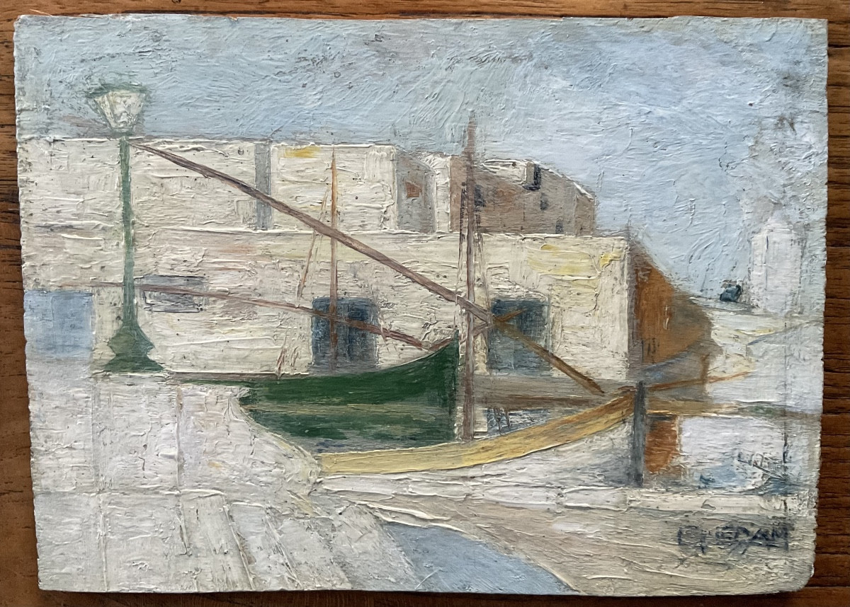 Panneau bateaux cubiste-photo-4