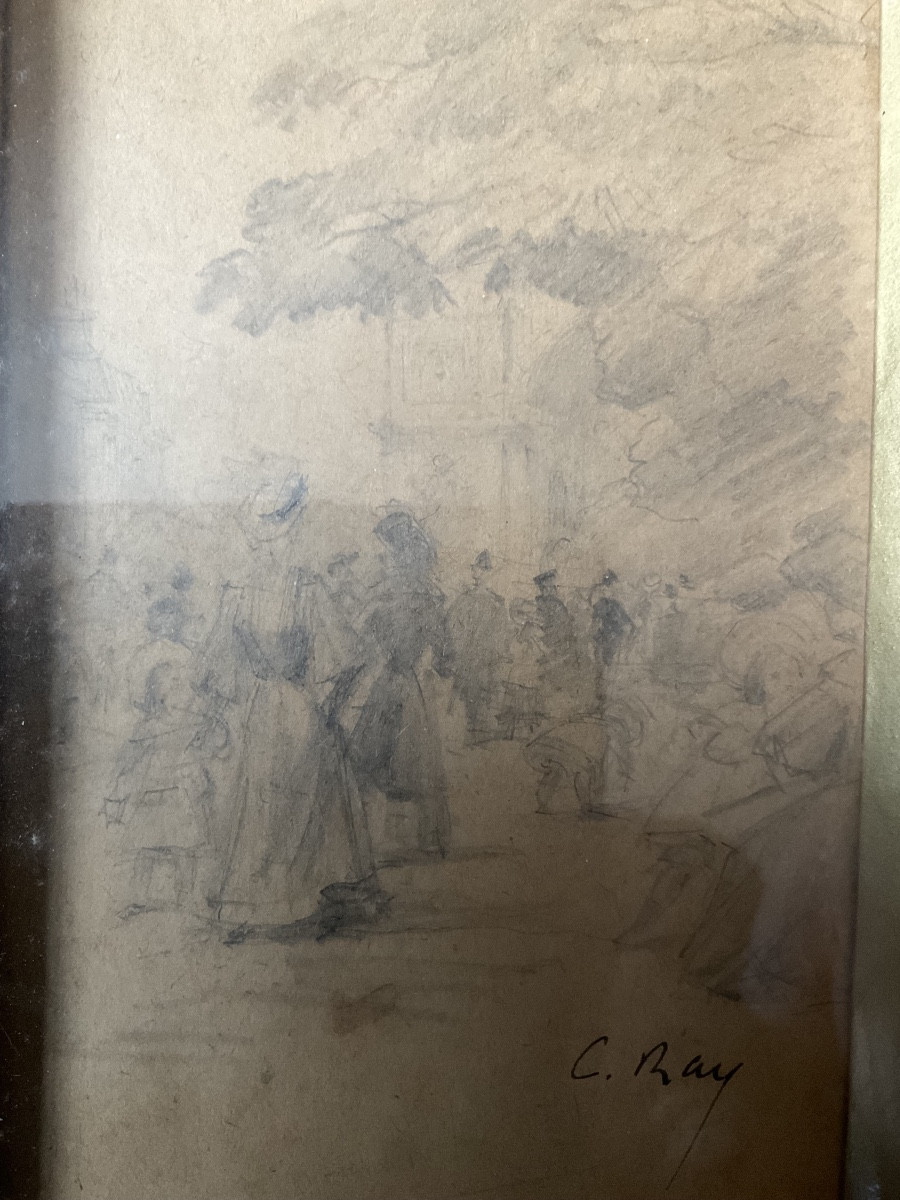 Dessin 1900 élégantes par Charles Ray 1871 /1918-photo-3
