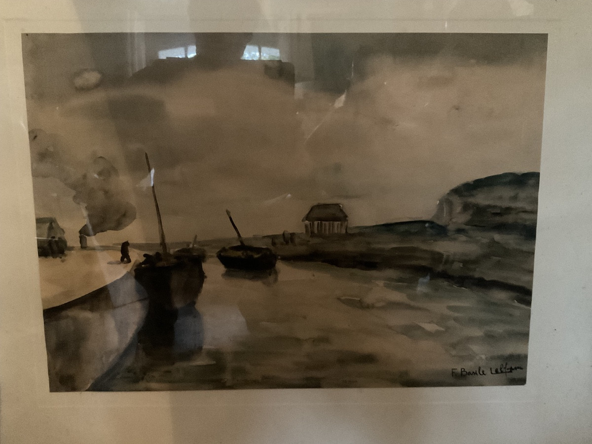 Aquarelles Paris et port par Basile Lebfevre-photo-2