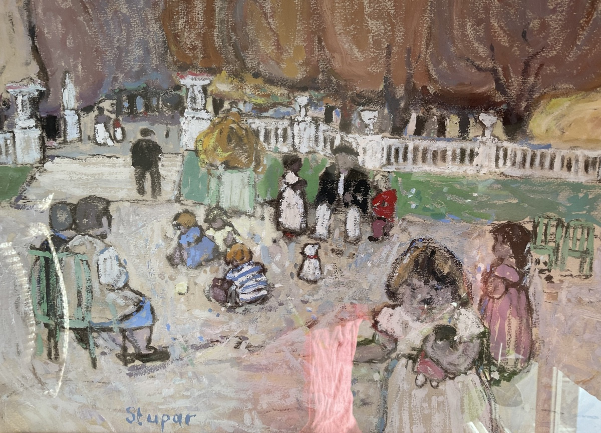Marko Stupar enfants au jardin du Luxembourg 