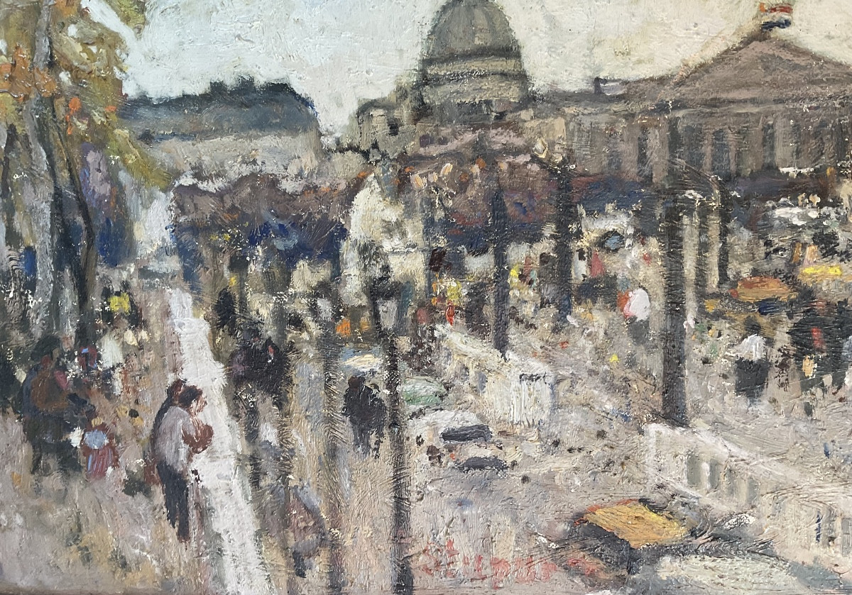 Huile sur toile PARIS par STUPAR-photo-2