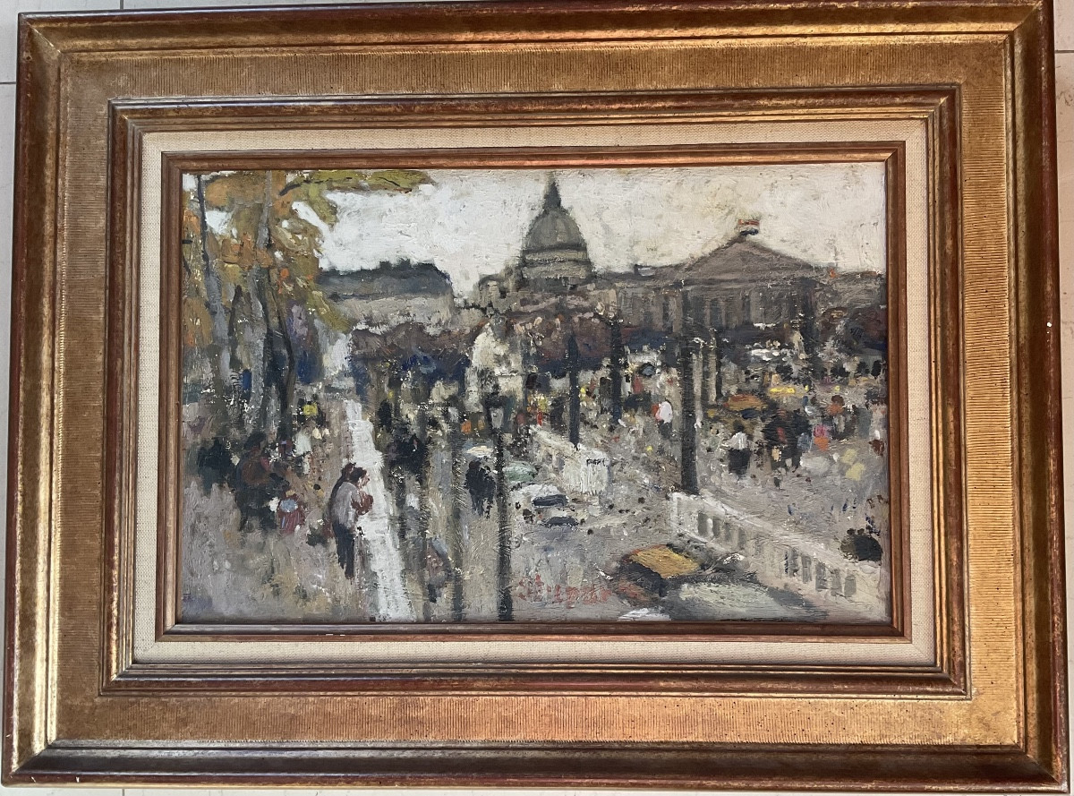 Huile sur toile PARIS par STUPAR-photo-3