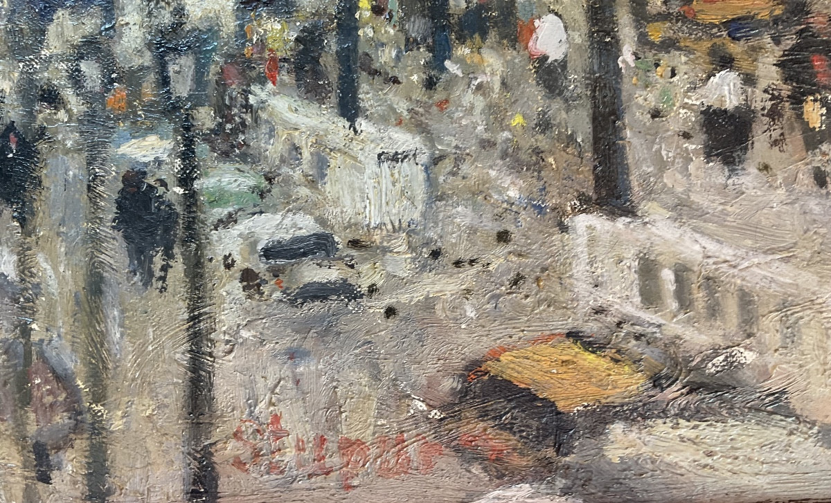 Huile sur toile PARIS par STUPAR-photo-4