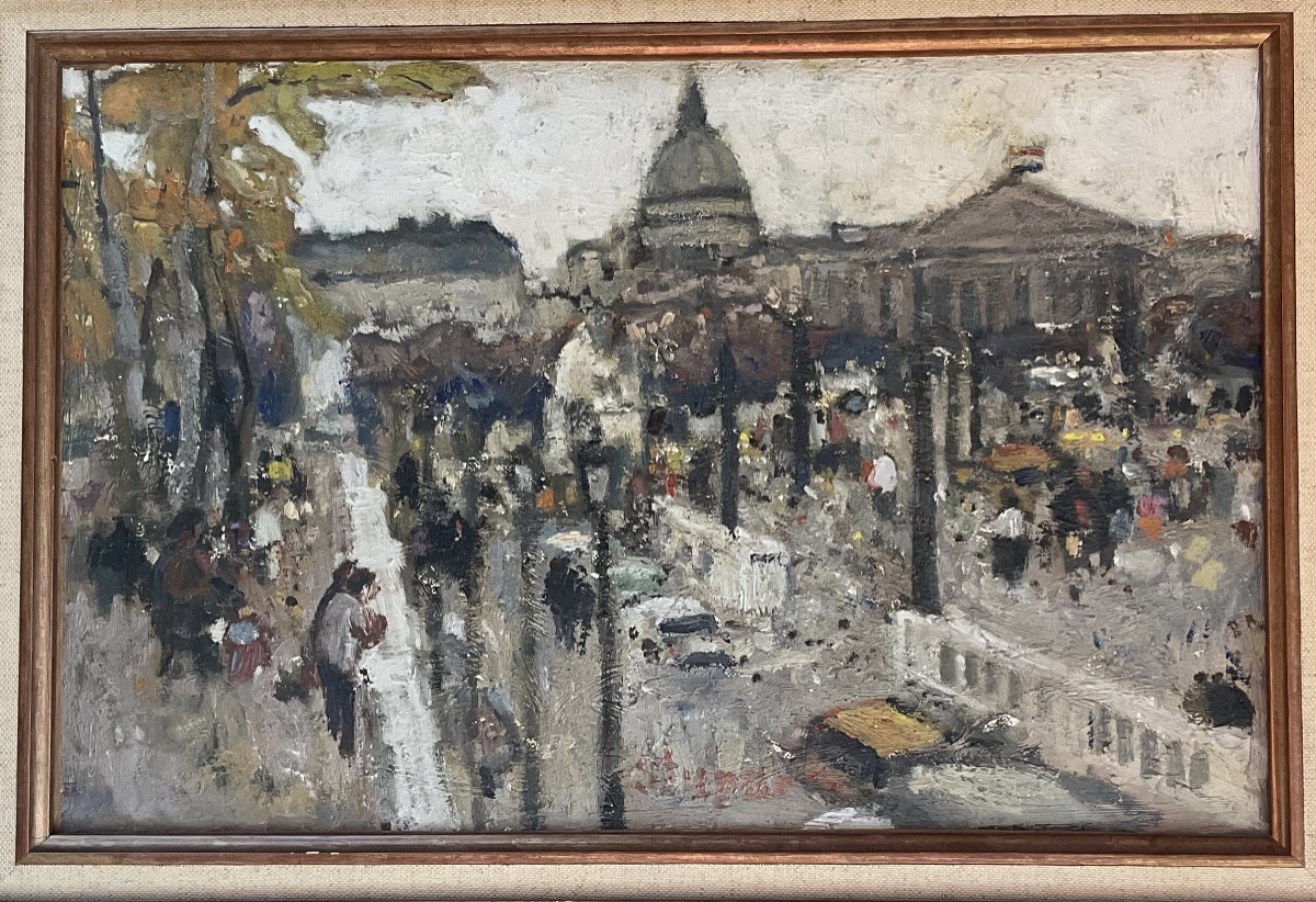 Huile sur toile PARIS par STUPAR-photo-2