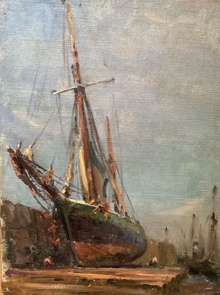 Caulking The Ricard Cordingley Sailboat