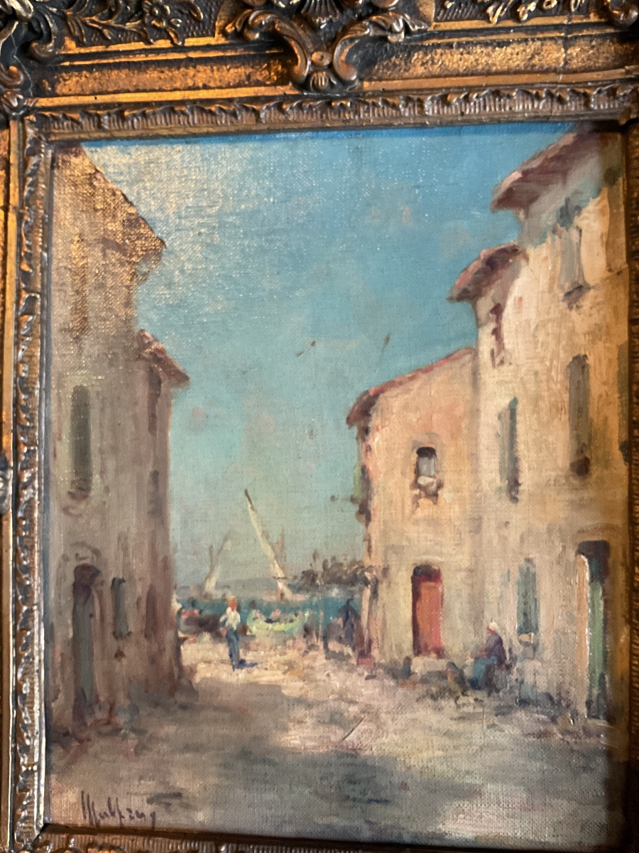 Two Paintings By Malfroy Les Martigues -photo-2