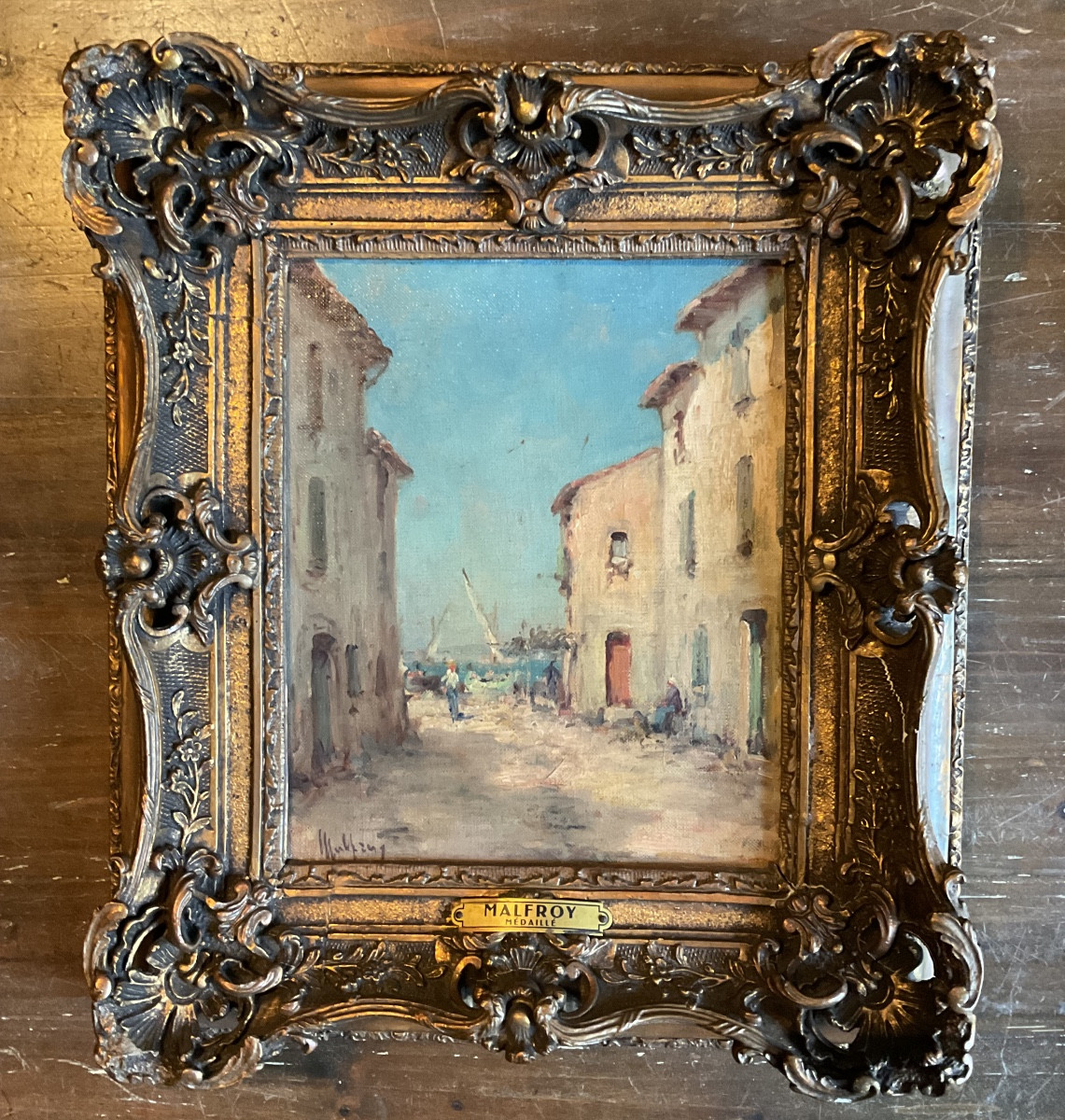 Two Paintings By Malfroy Les Martigues -photo-4