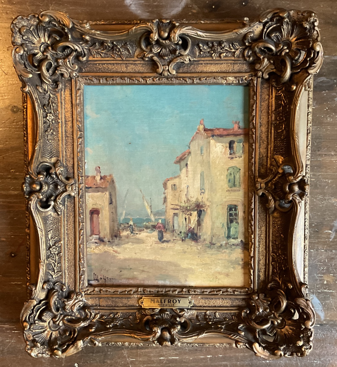 Two Paintings By Malfroy Les Martigues -photo-4