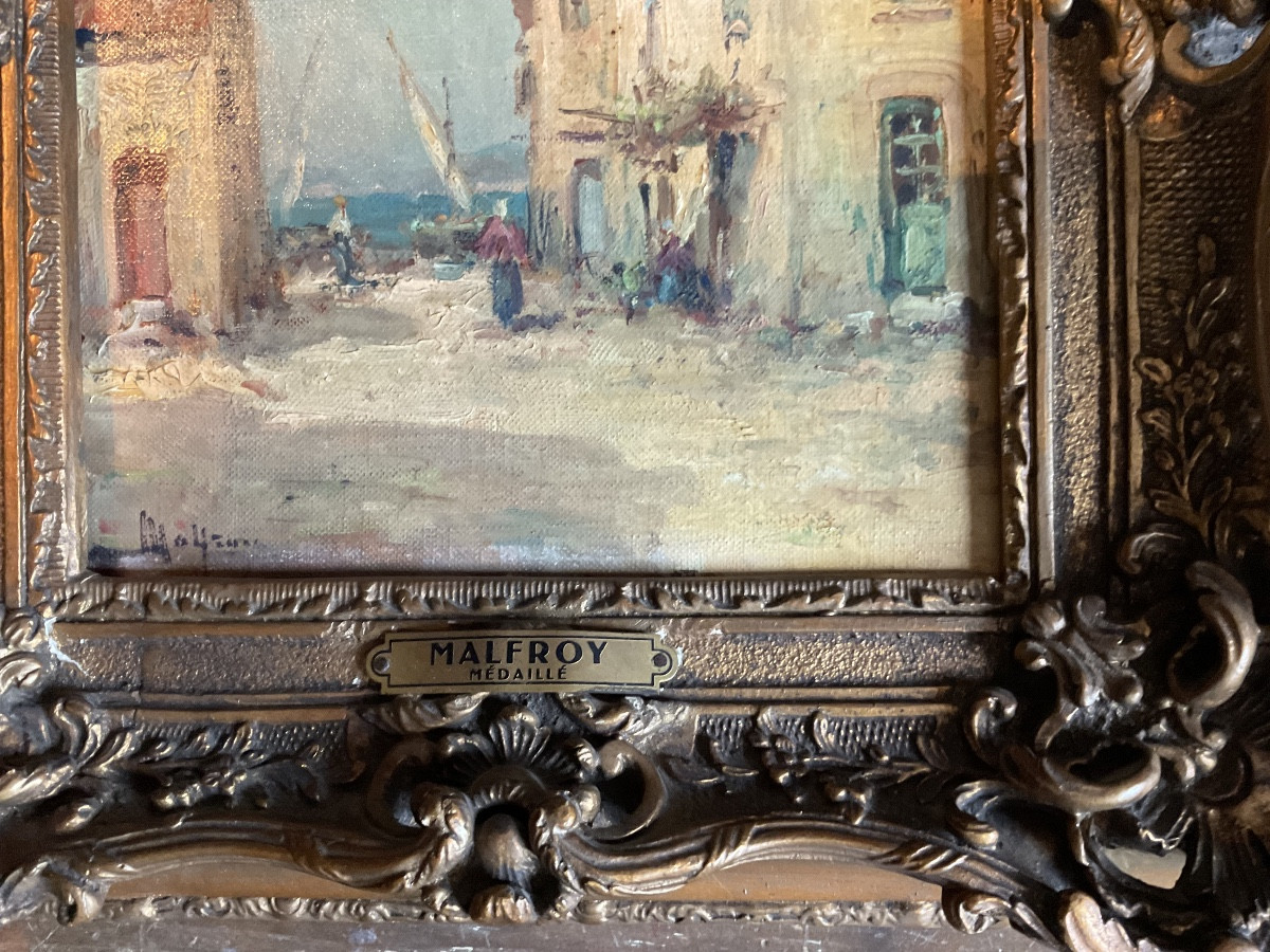 Two Paintings By Malfroy Les Martigues -photo-7