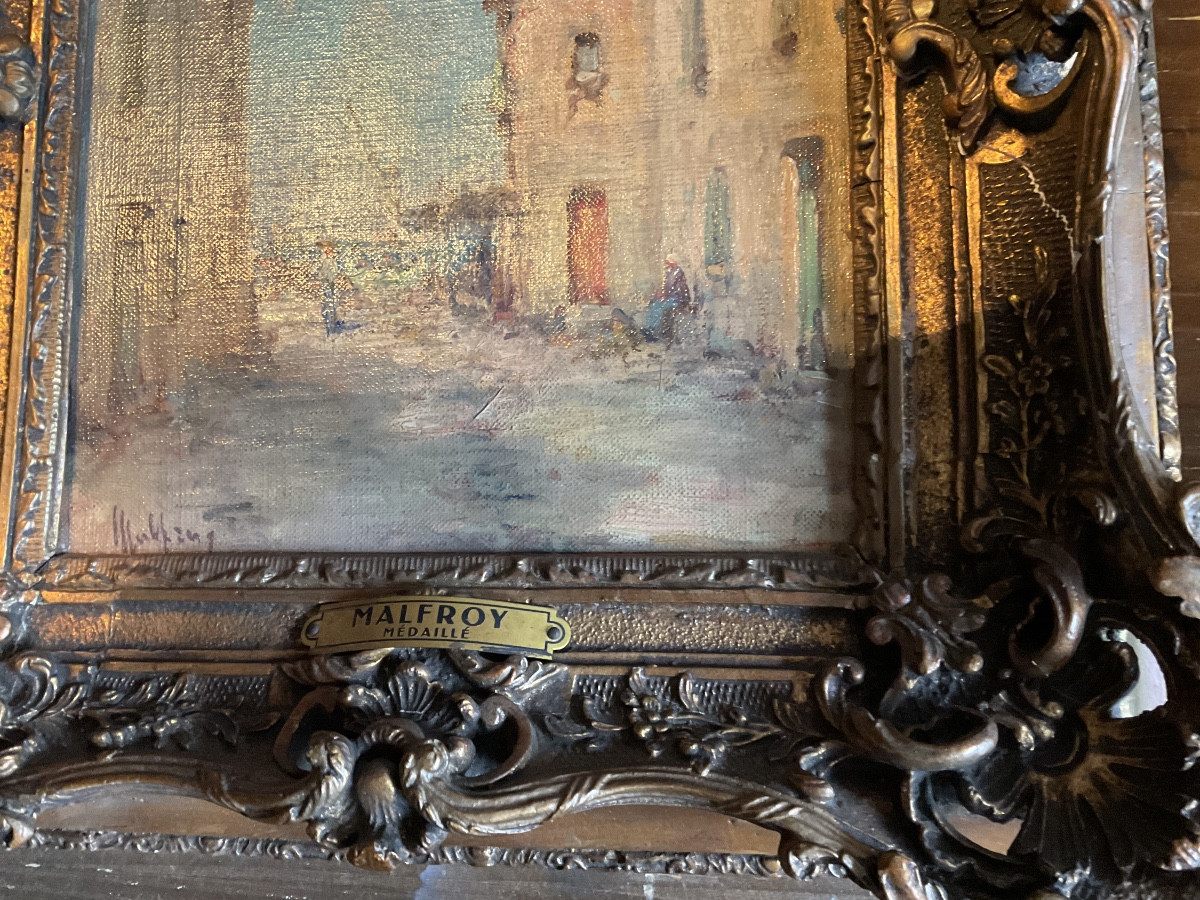 Two Paintings By Malfroy Les Martigues -photo-8