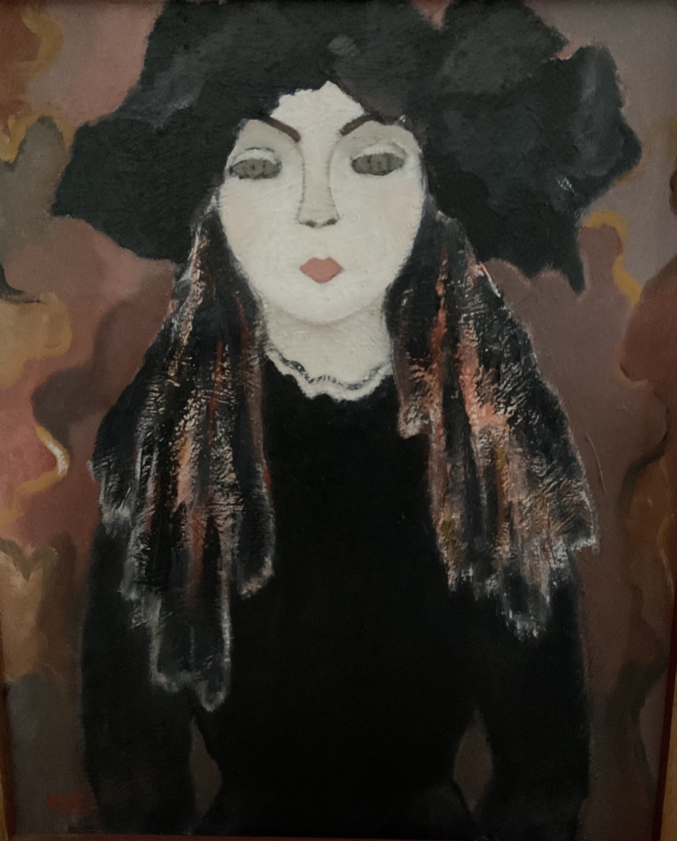 Petite fille en noir par Michelle Klur hst
