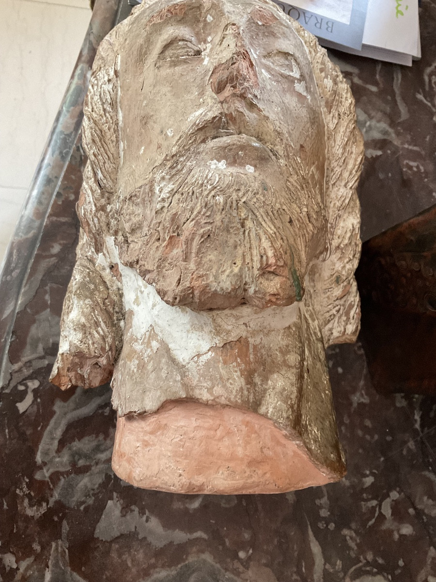 Terracotta Head Of Christ -photo-2