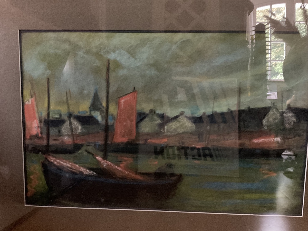 Pastel golfe du Morbihan Sene-photo-1