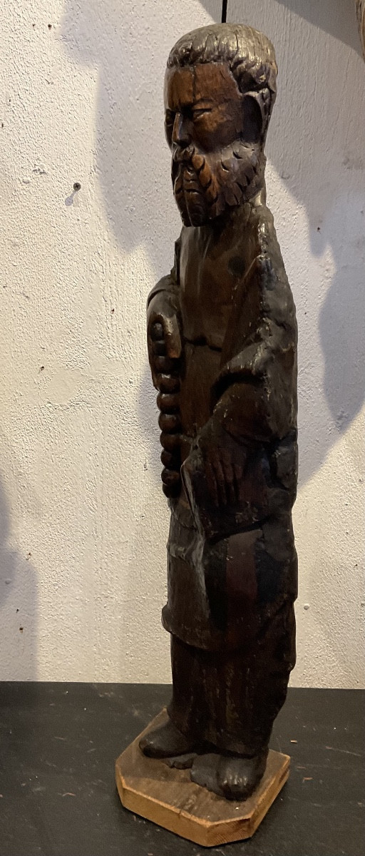 Saint Antoine de Padoue bois XVIe-photo-2