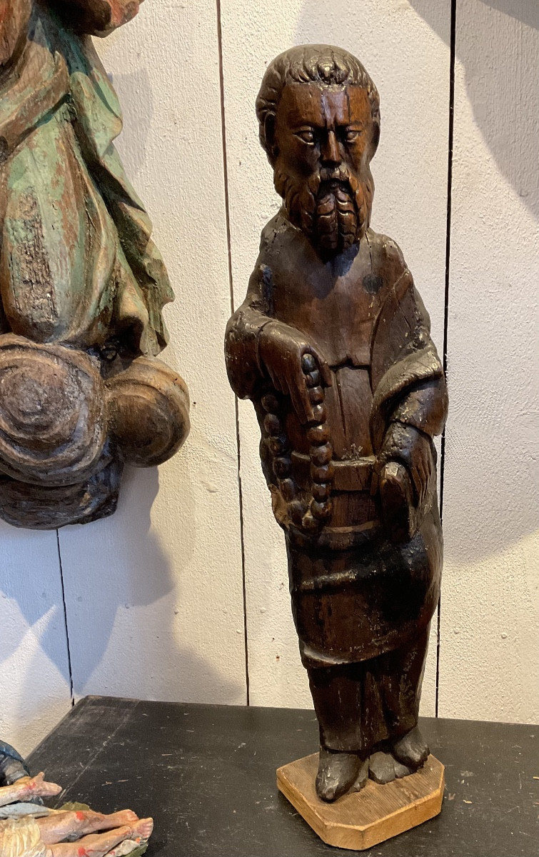 Saint Antoine de Padoue bois XVIe