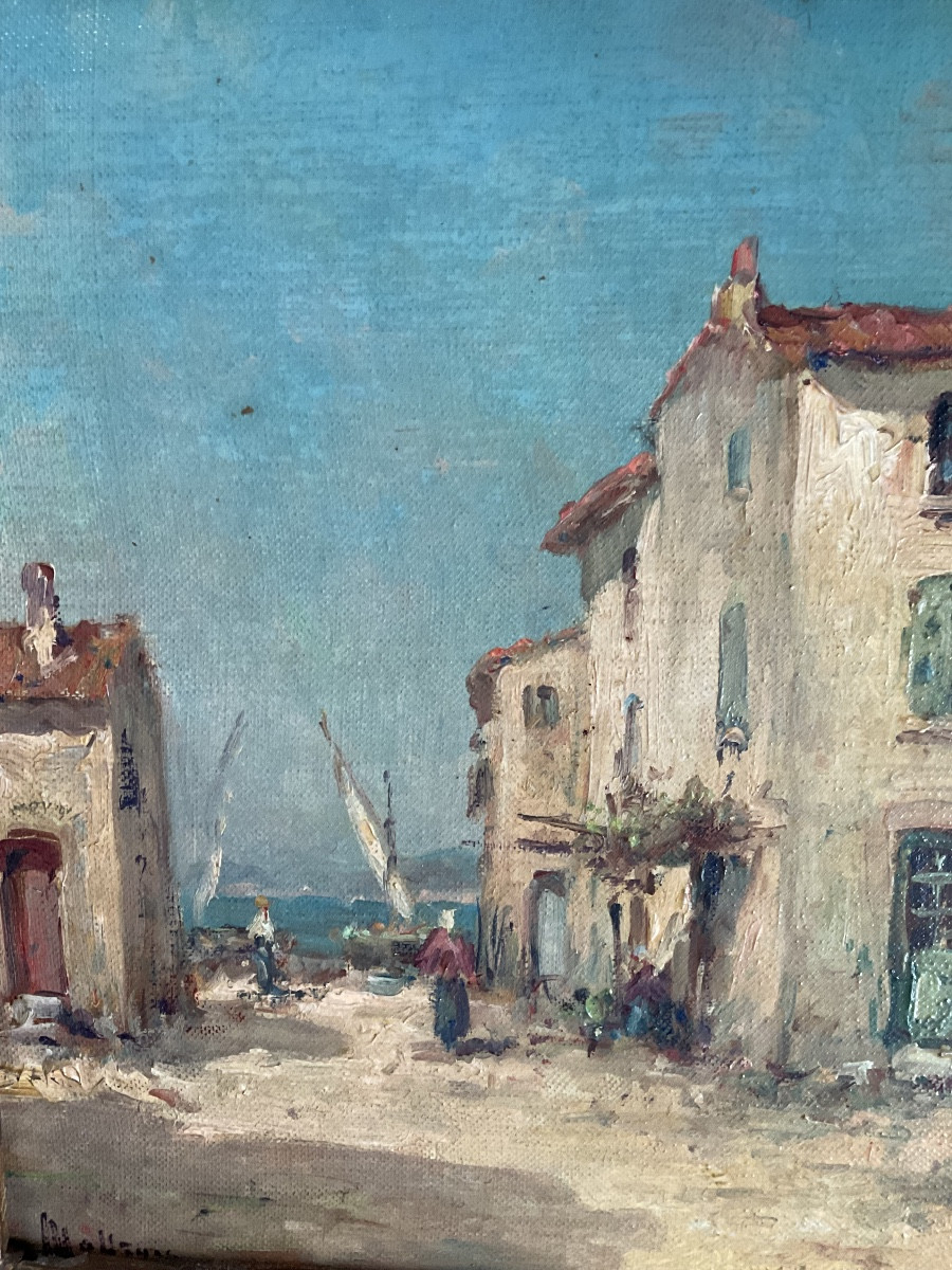 Les Martigues par Charles  Malfroy Hst
