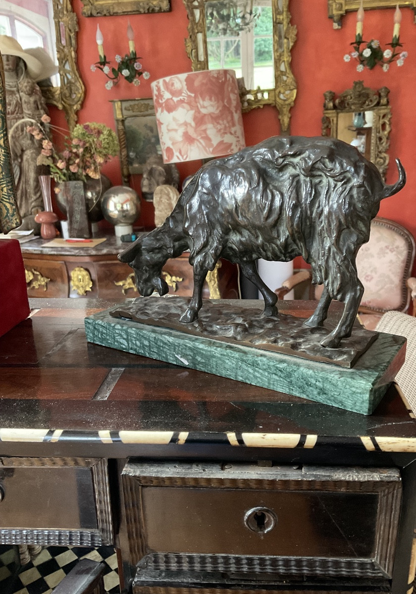 Mene Bronze Goat