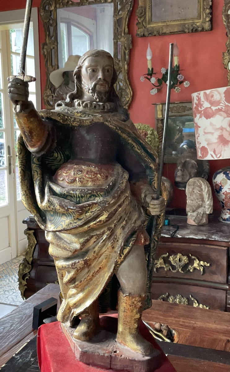 Christ combattant. Espagne XVIIe-photo-2