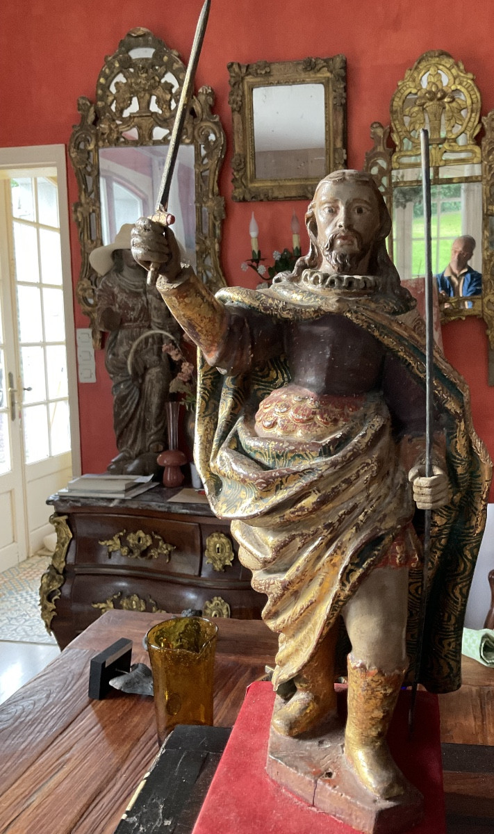 Christ combattant. Espagne XVIIe-photo-2