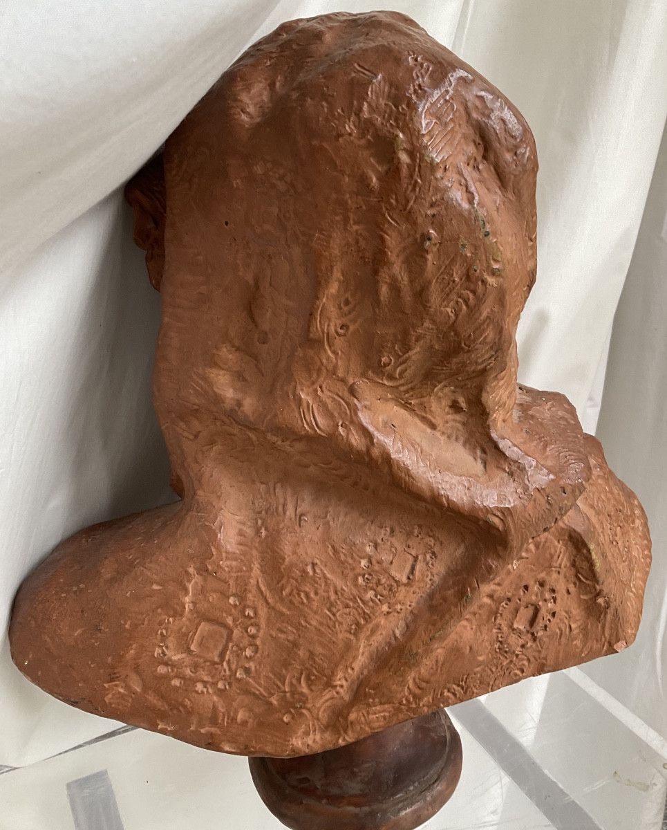 Oriental Terracotta Bust-photo-2