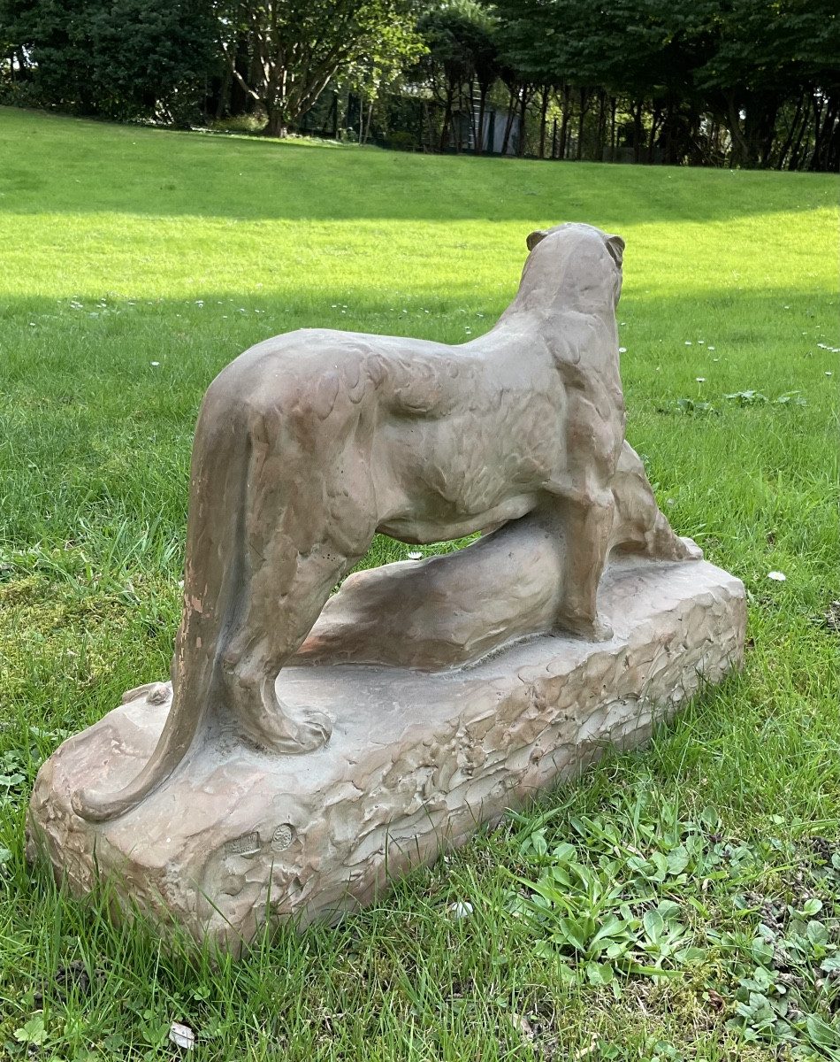 Le couple de panthères par Louis Maximilien Fiot-photo-2