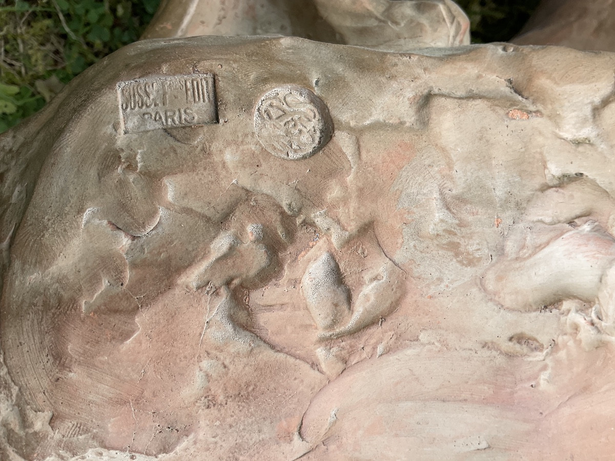 Le couple de panthères par Louis Maximilien Fiot-photo-4
