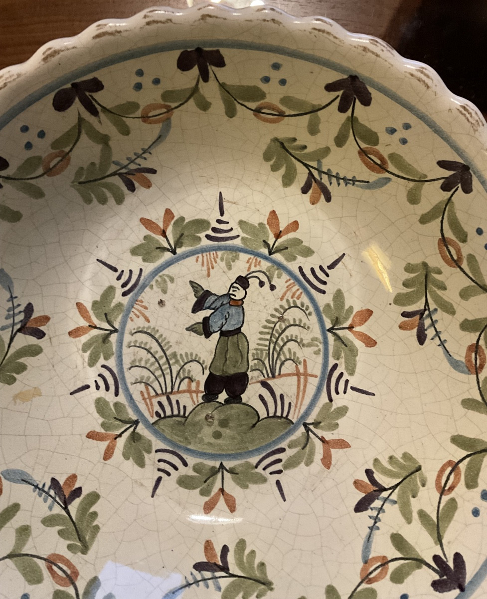 18th Century Nevers Salad Bowl-photo-2