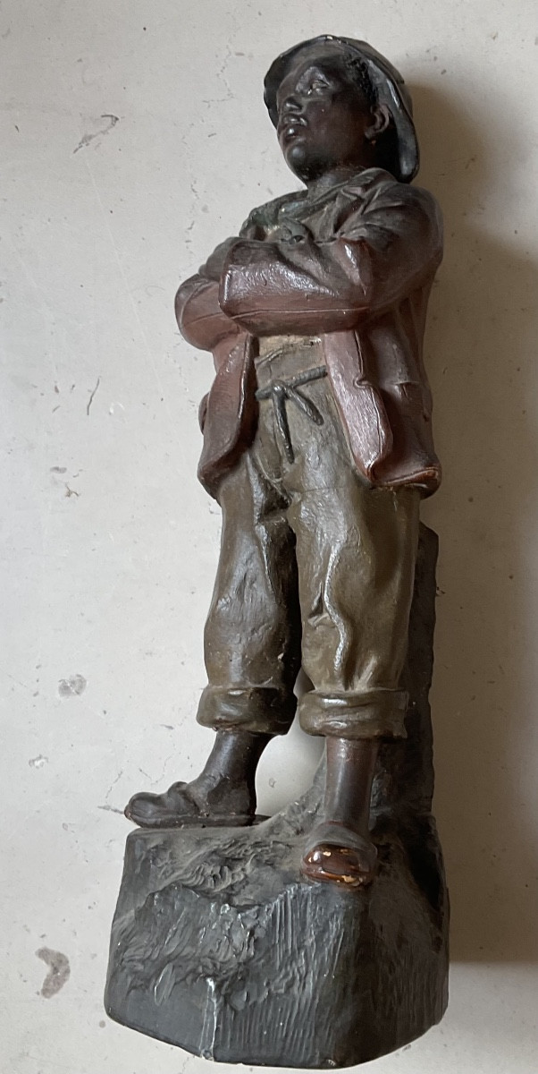 American Jazzman Boat Inauguration Sculpture 1900-photo-1