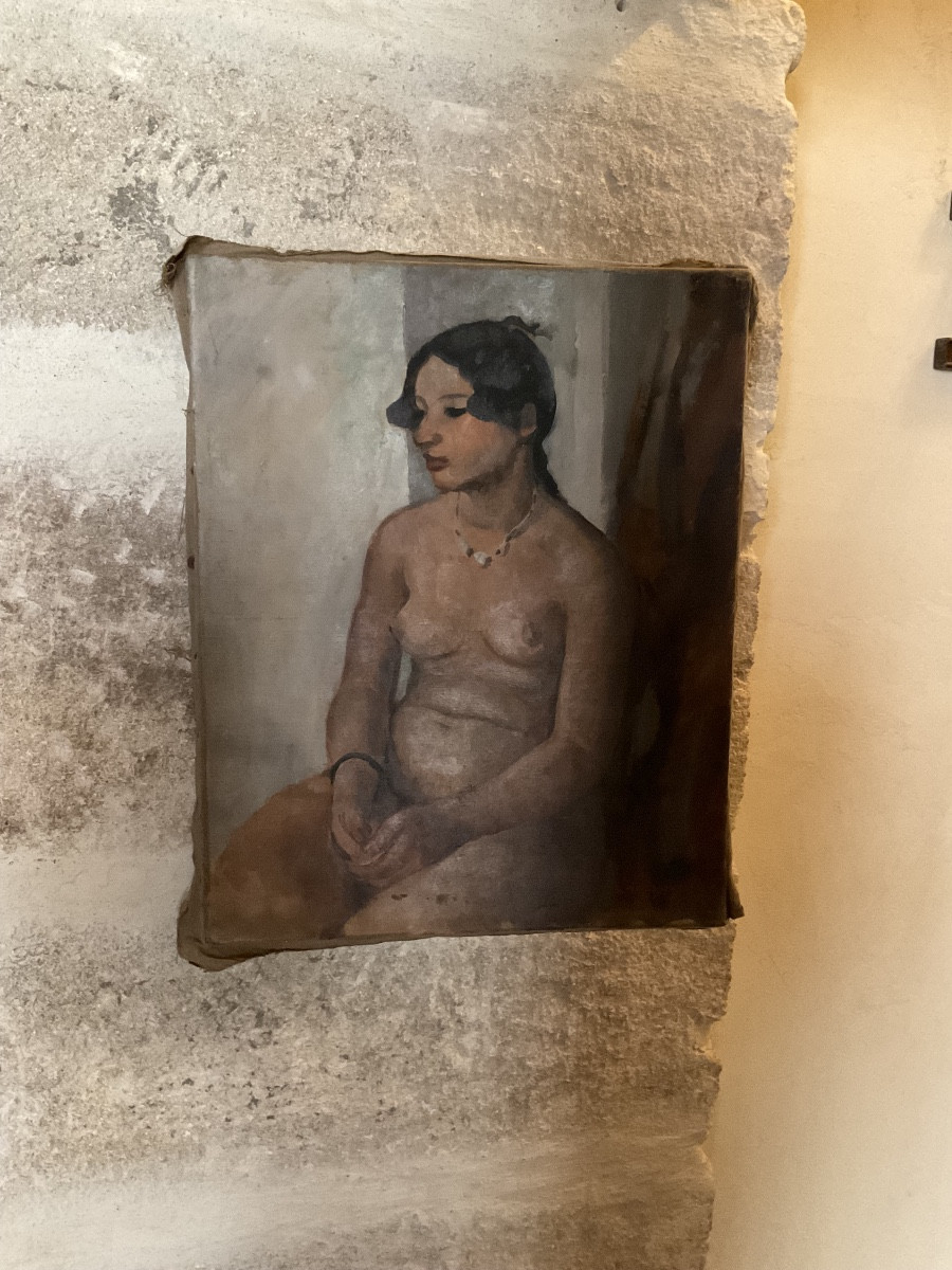 Huile sur toile par L Maguet-photo-1