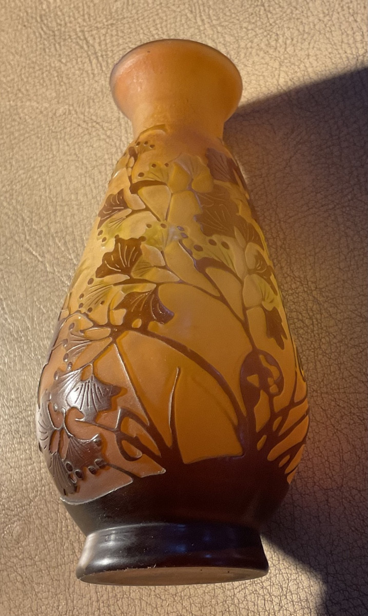 ( établissements) E mile Galle  vase balustre)-photo-2