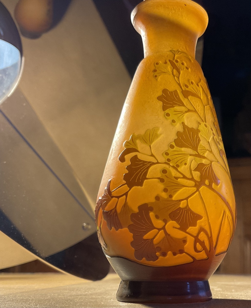 ( établissements) E mile Galle  vase balustre)-photo-3