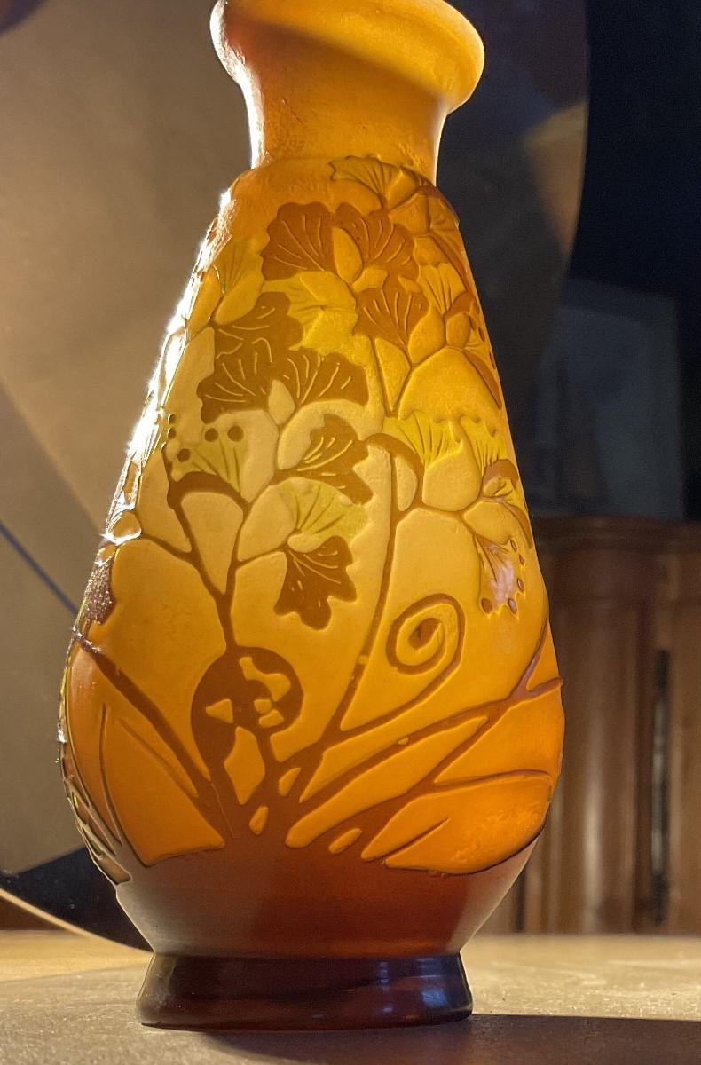 ( établissements) E mile Galle  vase balustre)-photo-4