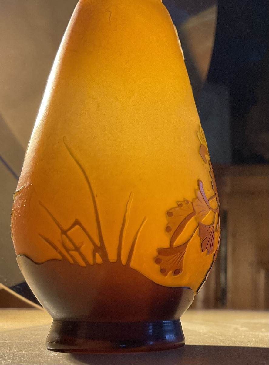 ( établissements) E mile Galle  vase balustre)-photo-2