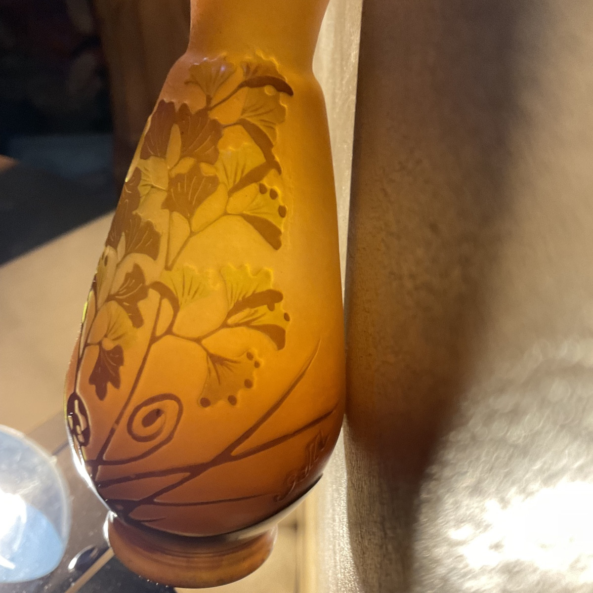 ( établissements) E mile Galle  vase balustre)-photo-5