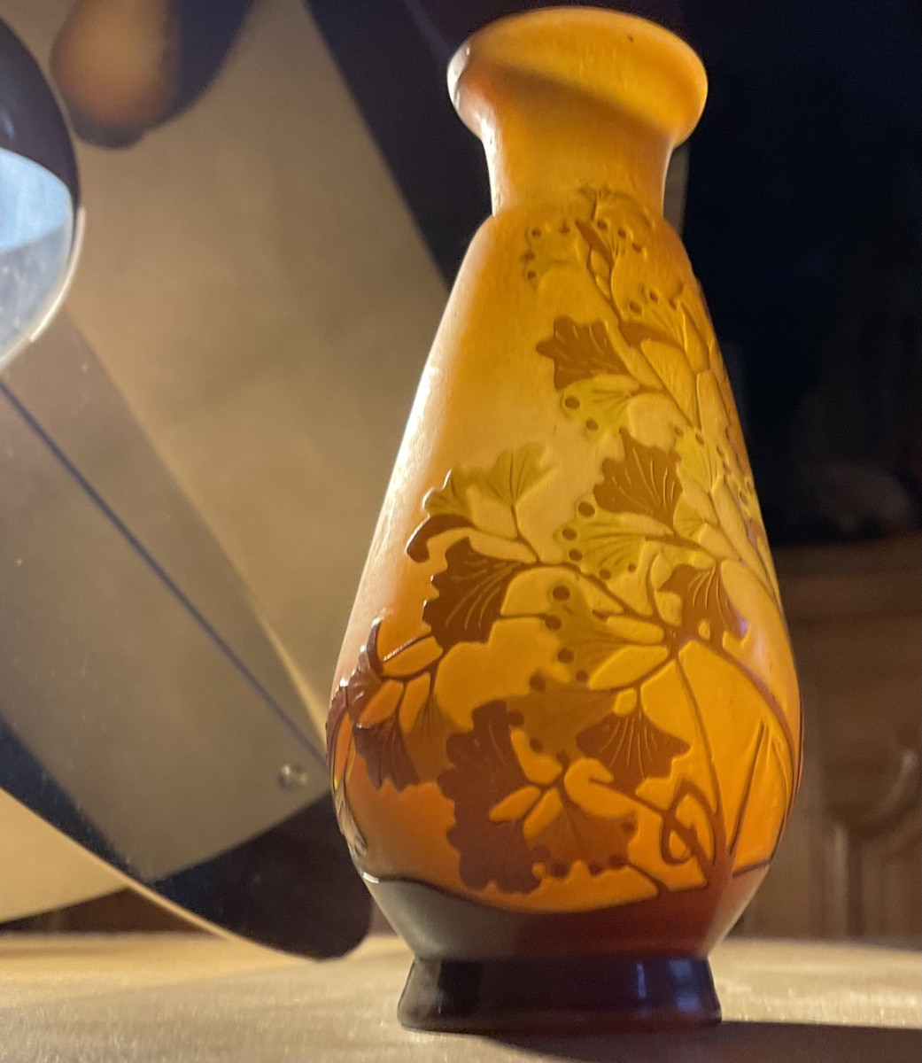 ( établissements) E mile Galle  vase balustre)