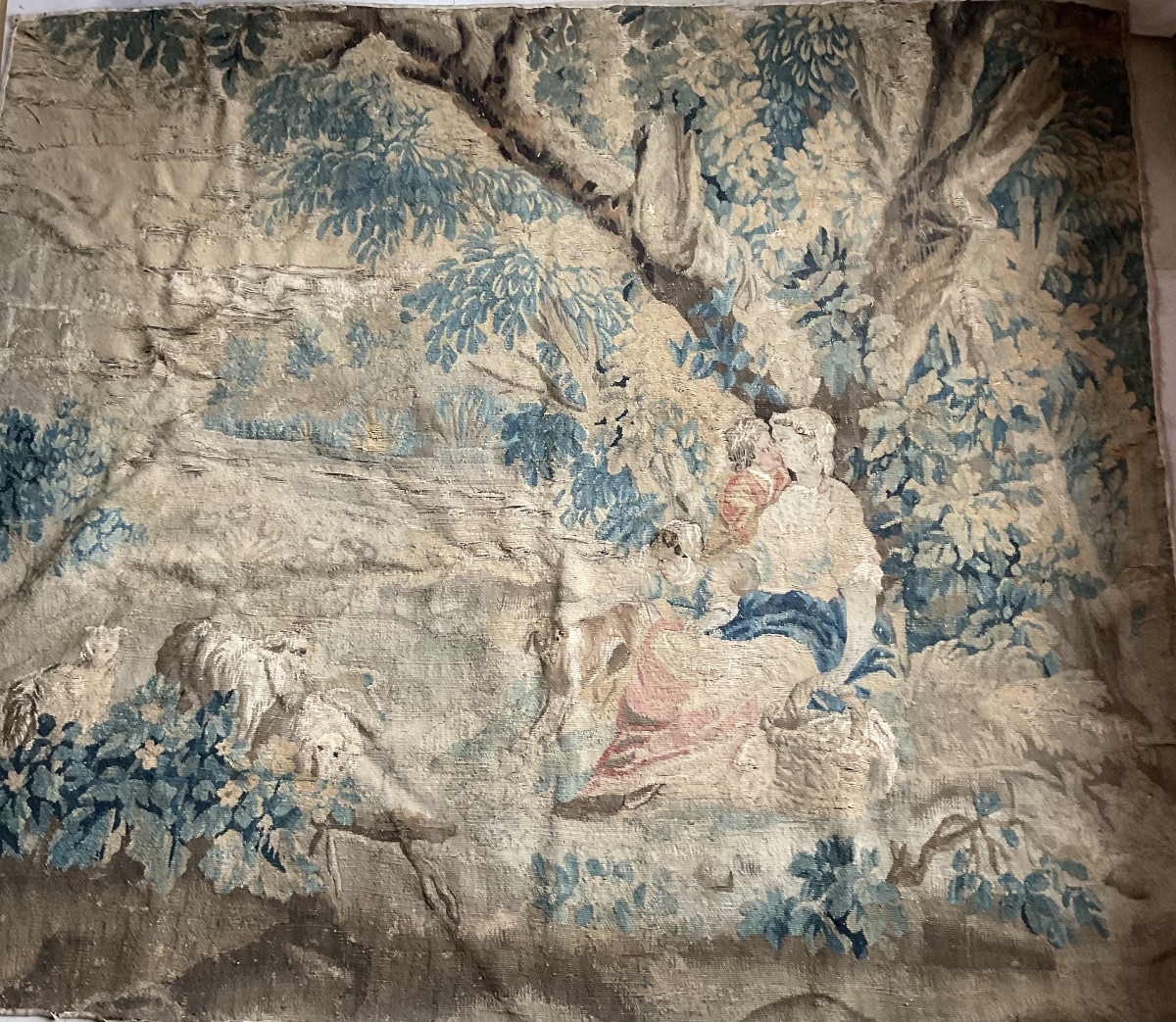 Tapisserie début XVIIIe dans l’etat-photo-7