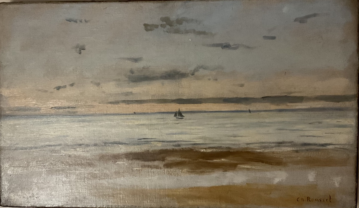 Charles Roussel Beach At Berck-photo-4