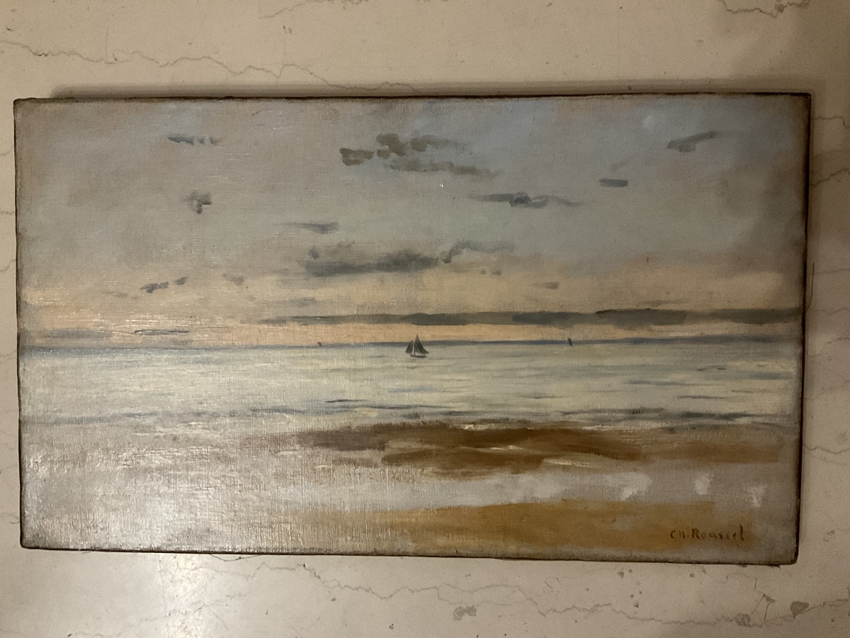 Charles Roussel Beach At Berck-photo-4