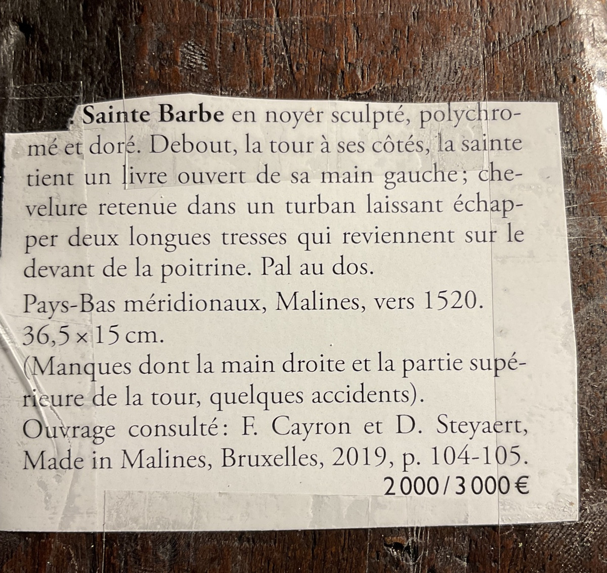 Saint Barbara, Mechelen, Around 1520-photo-2