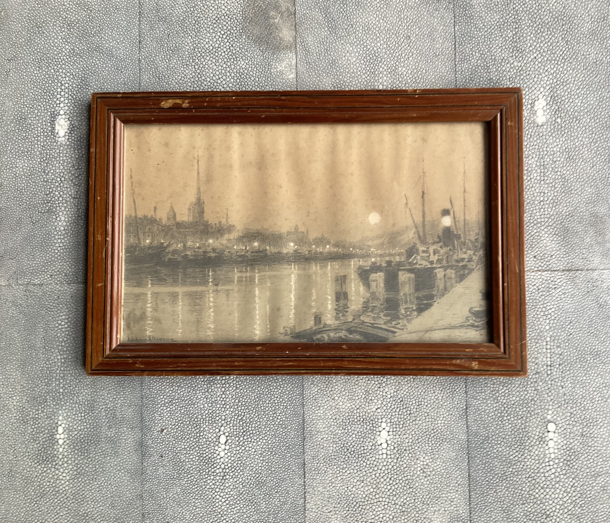 Ludovic Alleaume vue du port de Rouen