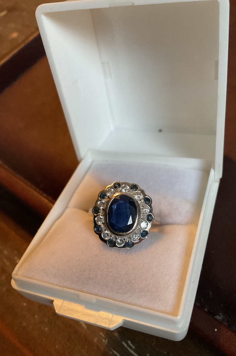 Bague saphir et brillants diametre52-photo-2