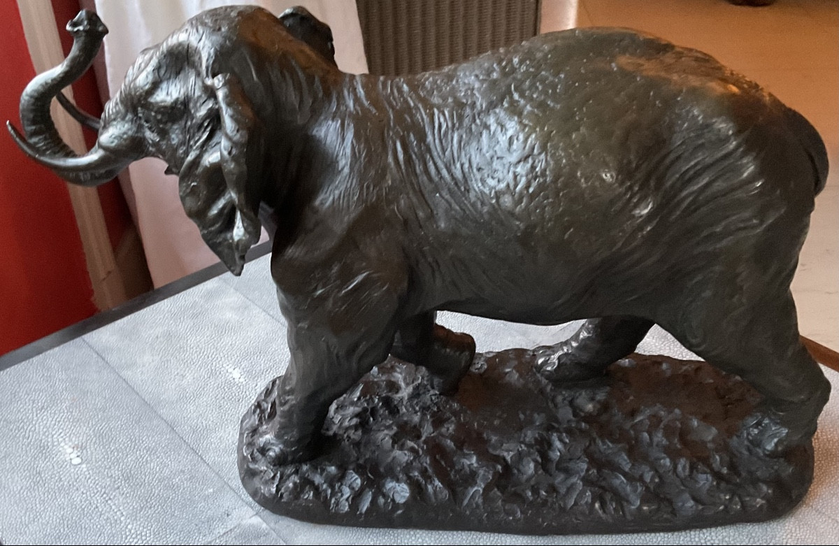 Elephant bronze signe-photo-2