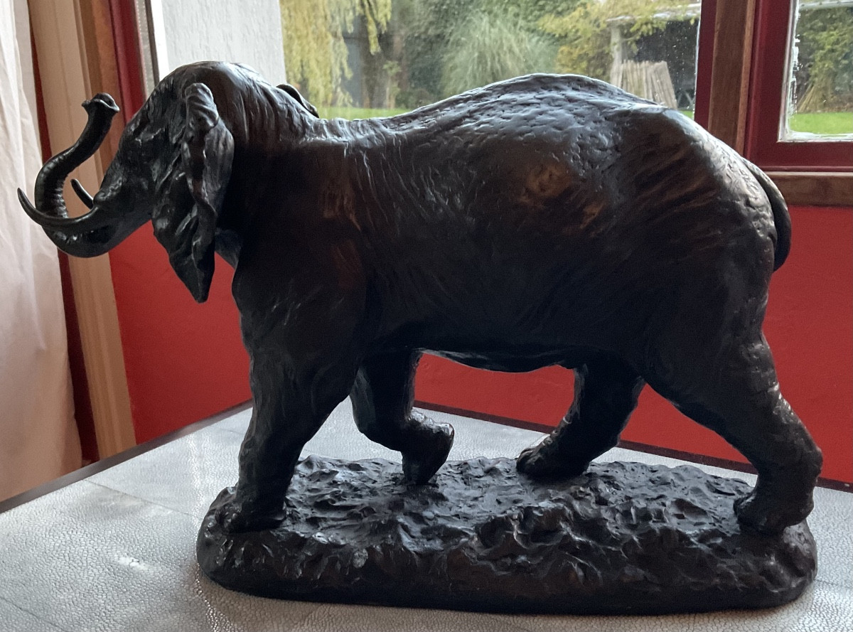 Elephant bronze signe-photo-1
