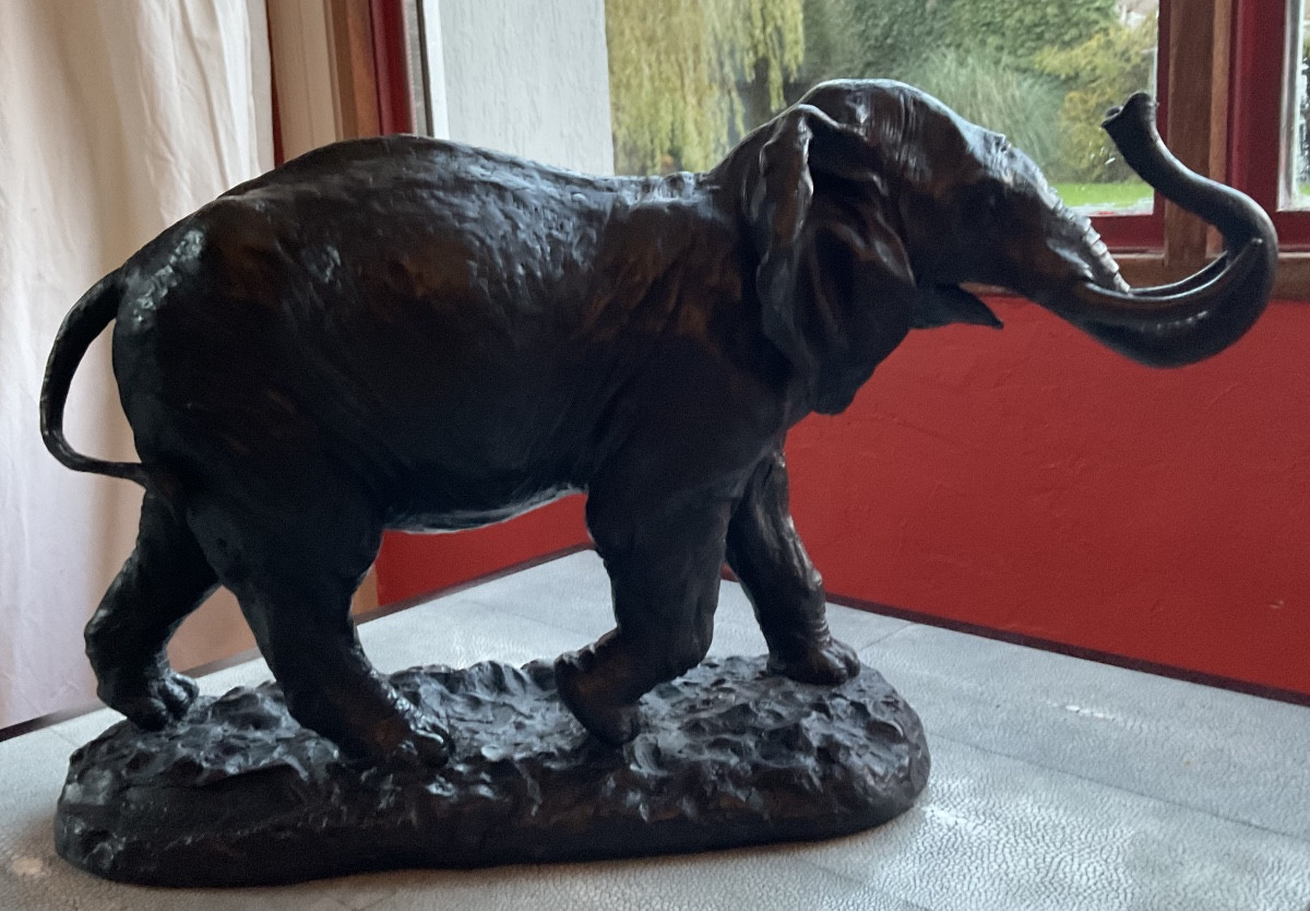 Elephant bronze signe-photo-2