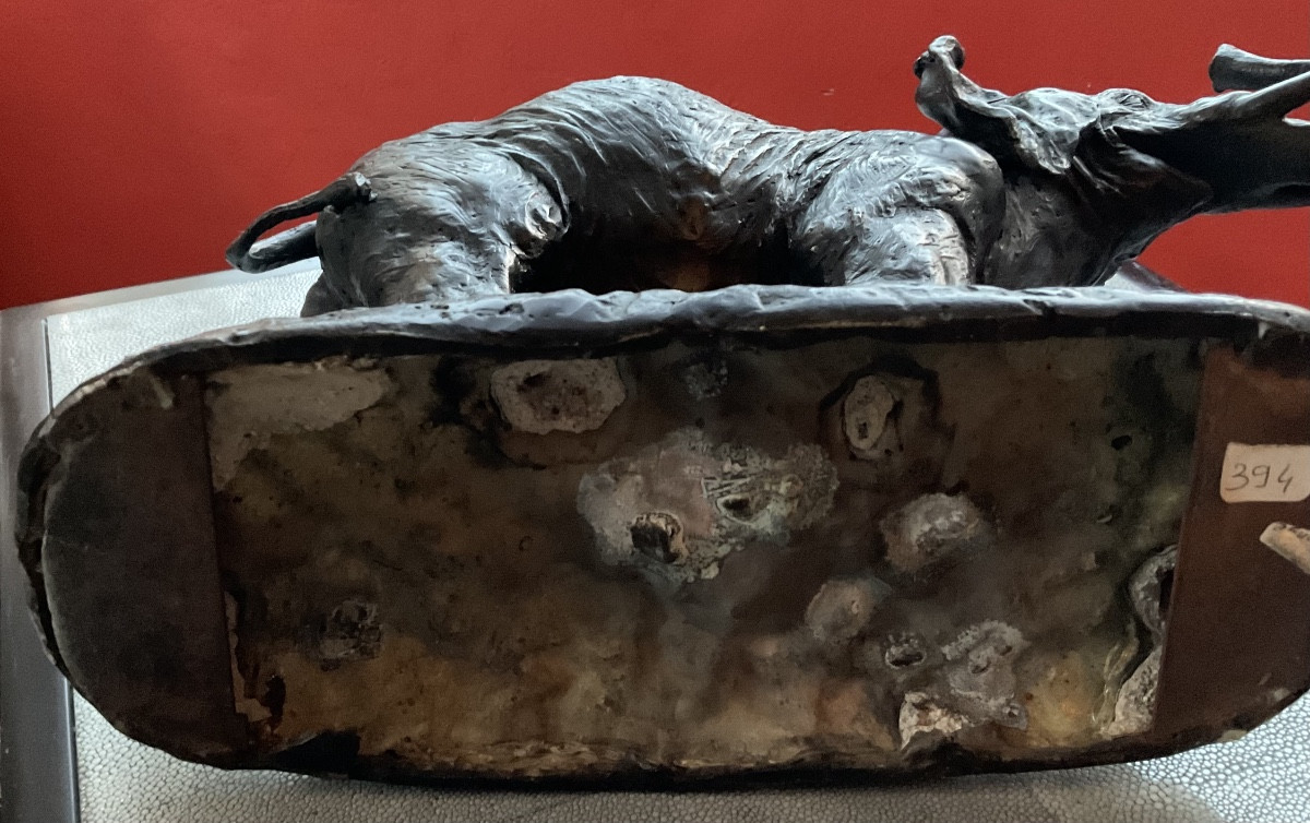 Elephant bronze signe-photo-5