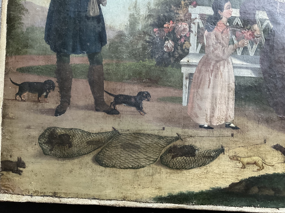 Ferret Hunting In The Castle Park -photo-1