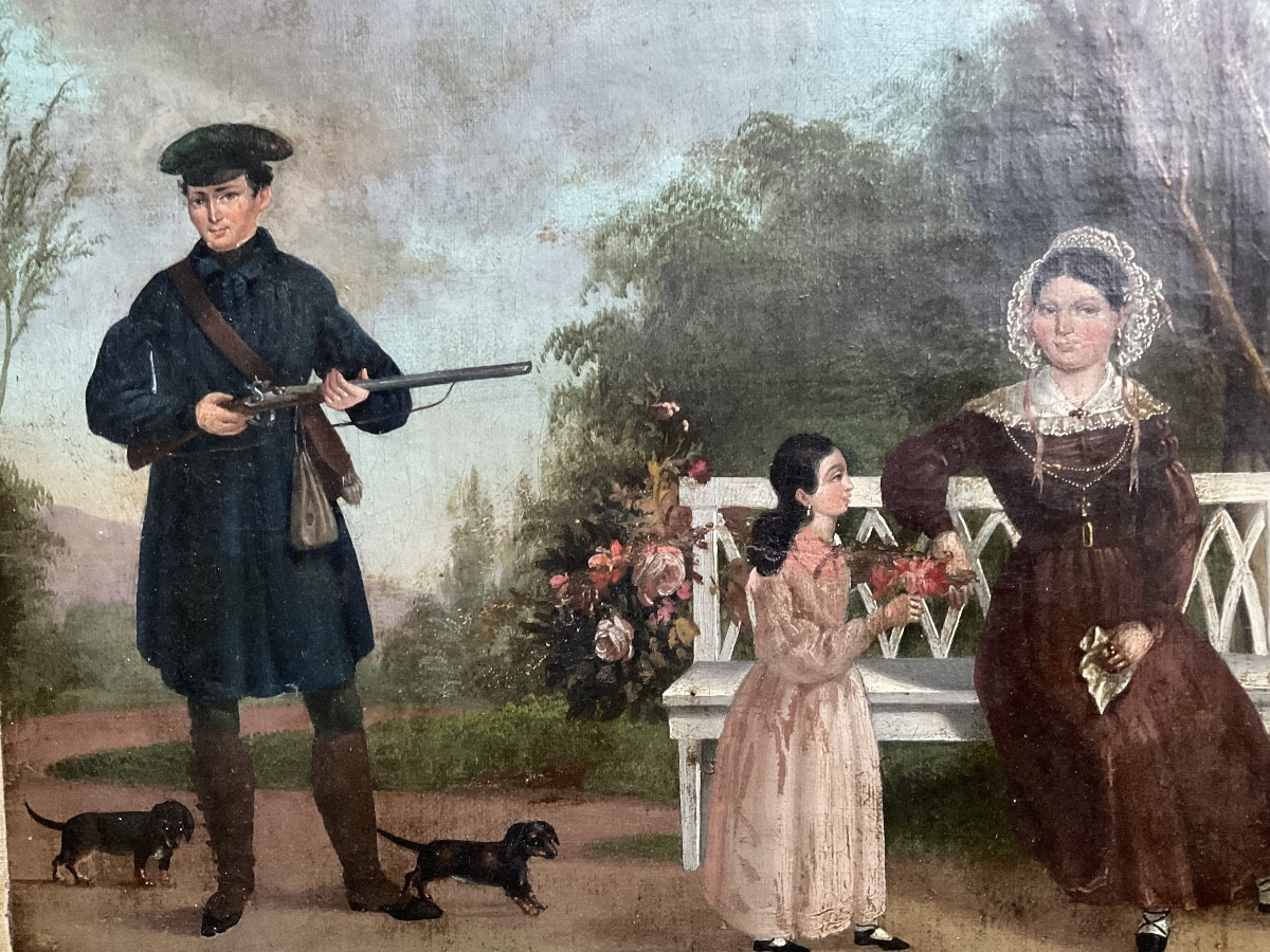 Ferret Hunting In The Castle Park 