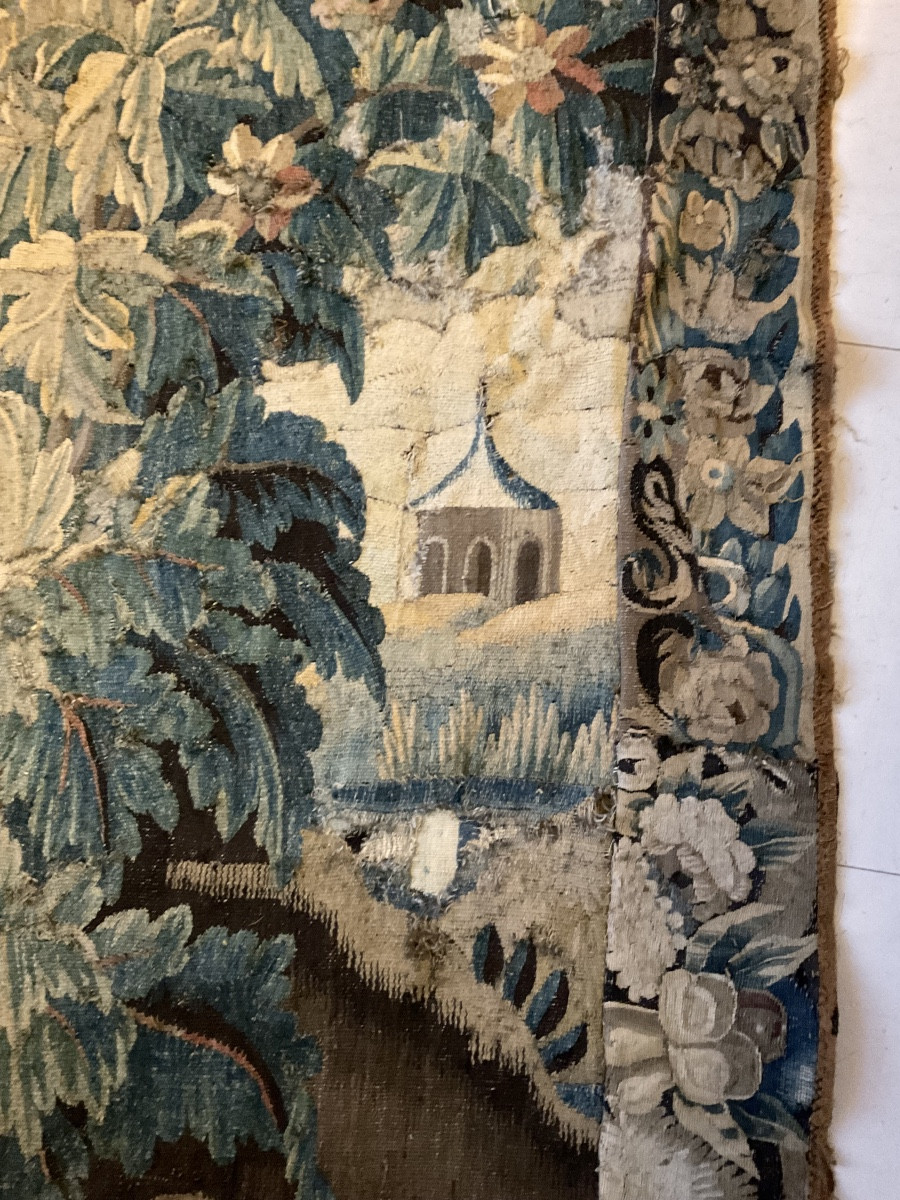 In Its Original State, An Old Tapestry Kiosk In A Park-photo-1